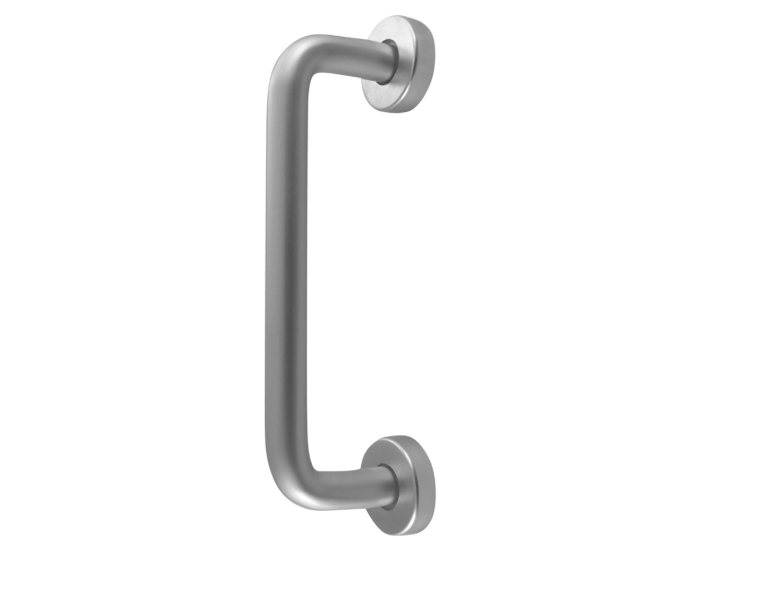 DORTREND 20RCR2 Bolt Fix Round Rose Aluminium Pull Handle