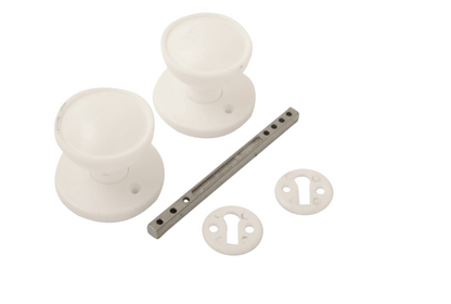 ASEC Plastic Rim/Mortice Knob Set 48mm