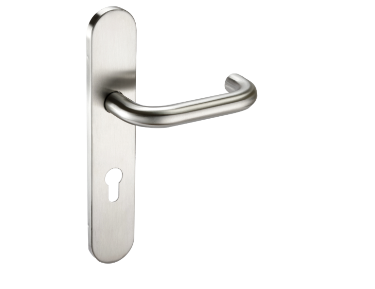 ASEC Radius Backplate Lever Furniture DDA
