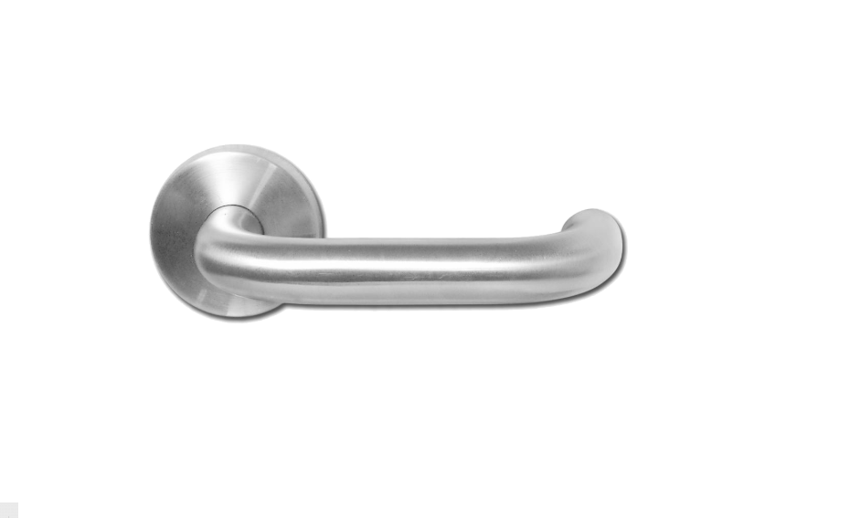 ASEC Stainless Steel Round Rose Lever Furniture