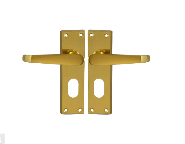 ASEC Victorian Plate Mounted Lever Furniture