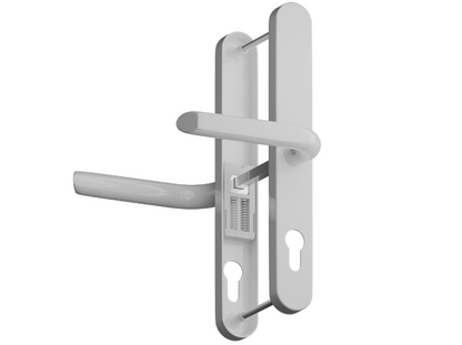 ASEC Evo Sprung Lever/Lever Multipoint Door Handles 68mm PZ 246mm Backplate 215mm Fixings