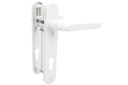 ASEC Evo Sprung Lever/Lever Multipoint Door Handles 92mm PZ 212mm Backplate 122mm Fixings