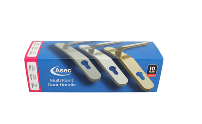 ASEC Evo Sprung Lever/Lever Multipoint Door Handles 92mm PZ 245mm Backplate 122mm Fixings