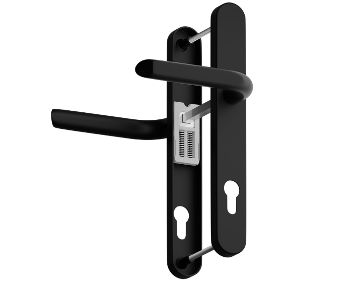ASEC Evo Sprung Lever/Lever Multipoint Door Handles 92mm PZ 246mm Backplate 215mm Fixings