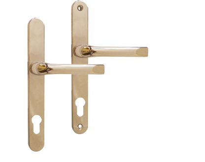 ASEC Lever/Lever Multipoint Door Handles 92mm PZ 240mm Backplate 211mm Fixings