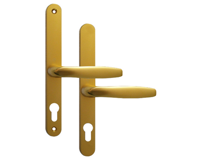 ASEC Sprung Lever/Lever Multipoint Door Handles 68mm PZ 211mm Fixings No Snib
