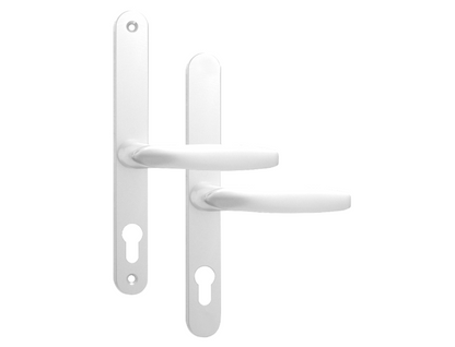 ASEC Sprung Lever/Lever Multipoint Door Handles 68mm PZ 211mm Fixings No Snib