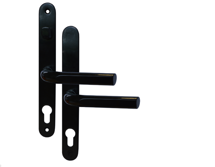 ASEC Sprung Lever/Lever Multipoint Door Handles 68mm PZ 211mm Fixings With Snib