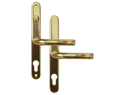 ASEC Sprung Lever/Lever Multipoint Door Handles 68mm PZ 211mm Fixings With Snib