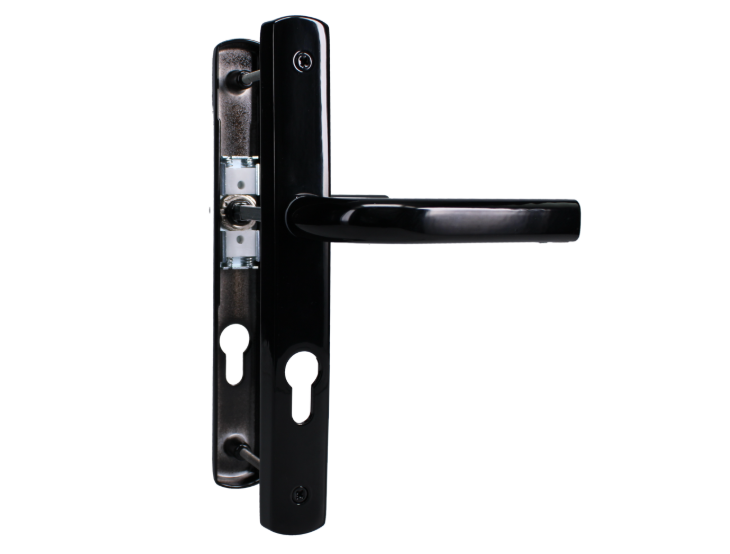 ASEC Sprung Lever/Lever Multipoint Door Handles 70mm PZ 200mm Backplate 200mm Fixings