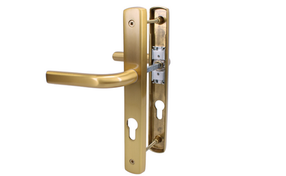ASEC Sprung Lever/Lever Multipoint Door Handles 70mm PZ 200mm Backplate 200mm Fixings