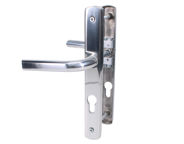 ASEC Sprung Lever/Lever Multipoint Door Handles 70mm PZ 200mm Backplate 200mm Fixings