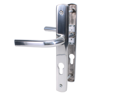 ASEC Sprung Lever/Lever Multipoint Door Handles 70mm PZ 200mm Backplate 200mm Fixings