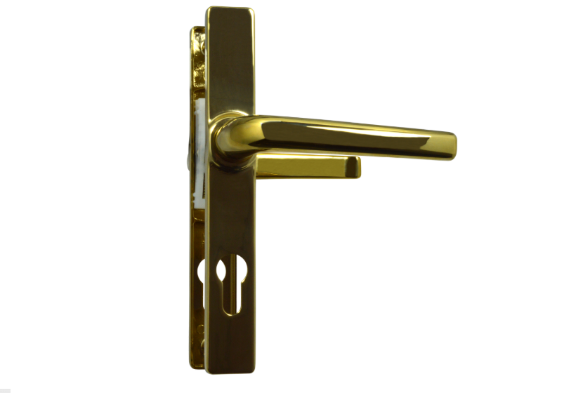 ASEC Sprung Lever/Lever Multipoint Door Handles 70mm PZ 205mm Backplate 180mm Fixings