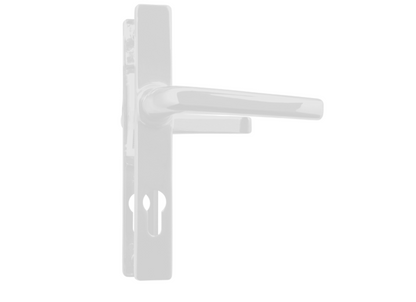 ASEC Sprung Lever/Lever Multipoint Door Handles 70mm PZ 205mm Backplate 180mm Fixings
