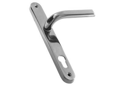 ASEC Sprung Lever/Lever Multipoint Door Handles 85mm PZ 242mm Backplate 211.5mm Fixings
