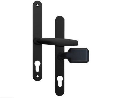 ASEC Sprung Lever/Moveable Pad Multipoint Door Handles 68mm PZ 210mm Fixings With Snib