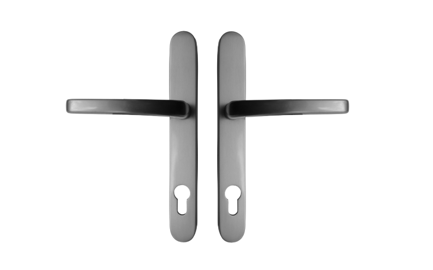 ASEC VITAL Unsprung Lever/Lever Multipoint Door Handles 92mm PZ Long Backplate 211mm Fixings