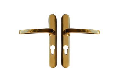ASEC VITAL Unsprung Lever/Lever Multipoint Door Handles 92mm PZ Long Backplate 211mm Fixings