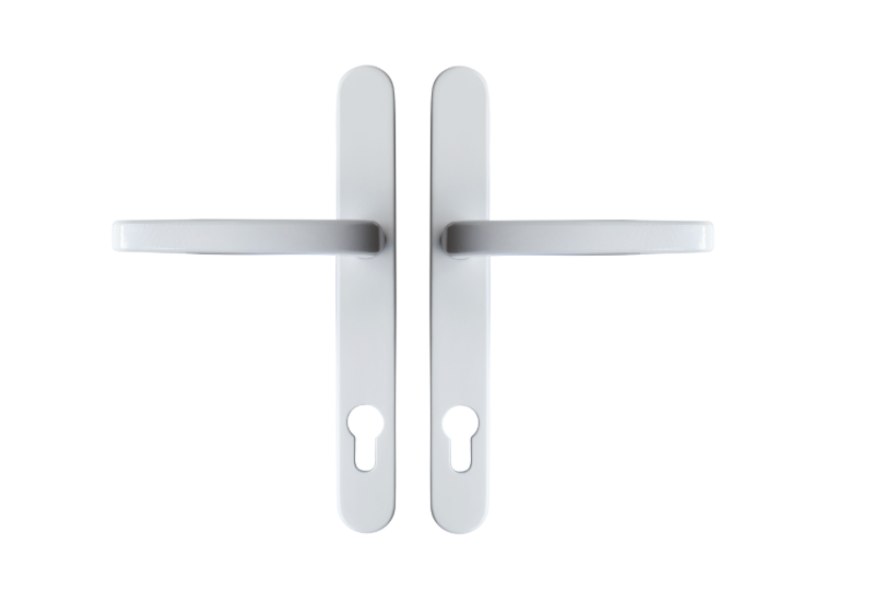 ASEC VITAL Unsprung Lever/Lever Multipoint Door Handles 92mm PZ Long Backplate 211mm Fixings