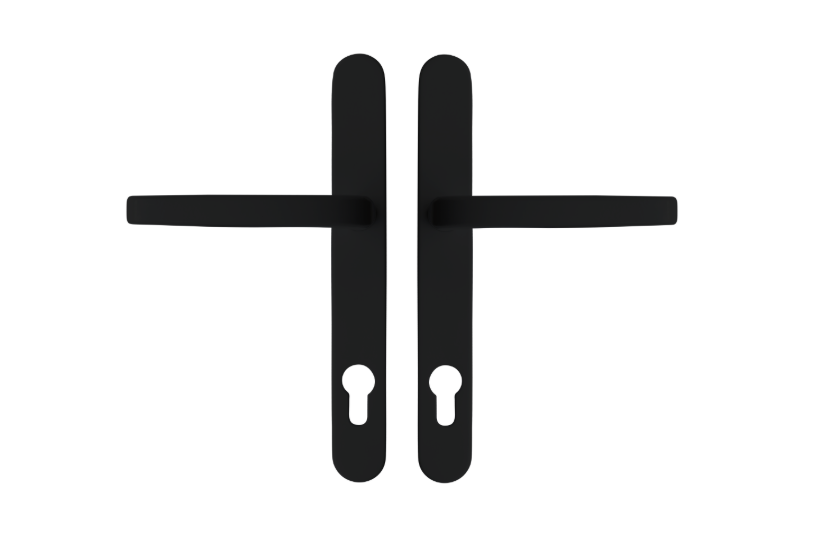 ASEC VITAL Unsprung Lever/Lever Multipoint Door Handles 92mm PZ Long Backplate 211mm Fixings