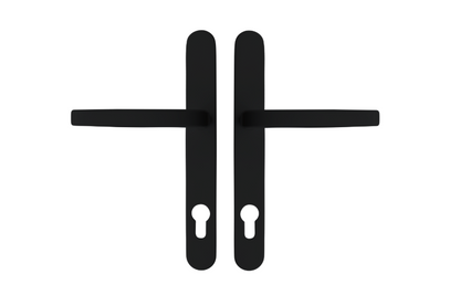 ASEC VITAL Unsprung Lever/Lever Multipoint Door Handles 92mm PZ Long Backplate 211mm Fixings