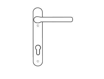 AVOCET Affinity Plus Sprung Lever/Lever Multipoint Door Handles 92mm PZ 122mm Fixings