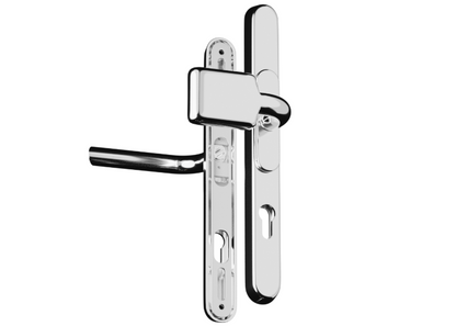 CHAMELEON Pro XL Sprung Adjustable Lever/Fixed Pad Multipoint Door Handles 59mm to 96mm PZ 156mm to 242mm Fixings
