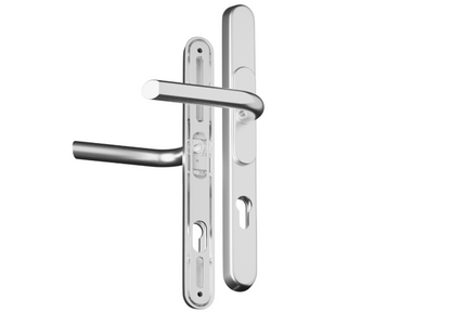 CHAMELEON Pro XL Sprung Adjustable Lever/Lever Multipoint Door Handles 59mm to 96mm PZ 156mm to 242mm Fixings