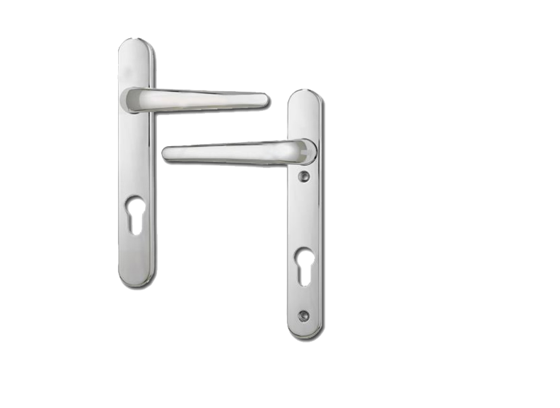 ERA Classic Unsprung Lever/Lever Multipoint Door Handles 92mm PZ 122mm Fixings