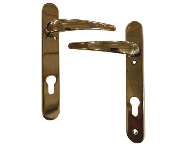 ERA Classic Unsprung Lever/Lever Multipoint Door Handles 92mm PZ 122mm Fixings