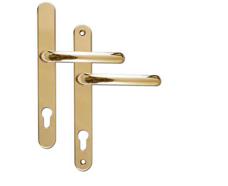 FAB & FIX Balmoral Sprung Lever/Lever Multipoint Door Handles 92mm PZ 211mm Fixings