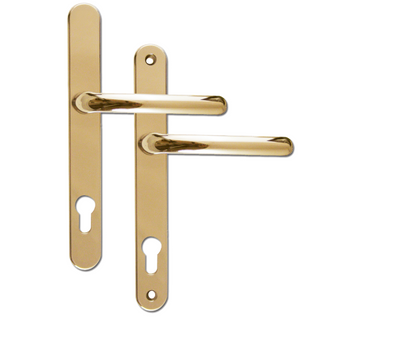 FAB & FIX Balmoral Sprung Lever/Lever Multipoint Door Handles 92mm PZ 211mm Fixings