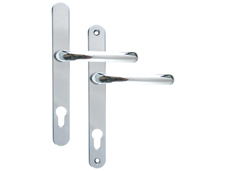 FAB & FIX Balmoral Sprung Lever/Lever Multipoint Door Handles 92mm PZ 211mm Fixings