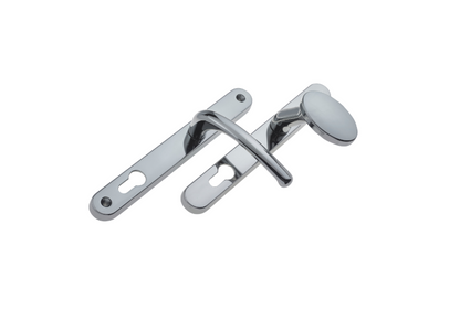 FAB & FIX Balmoral Sprung Lever/Moveable Pad Multipoint Door Handles 92mm PZ 211mm Fixings
