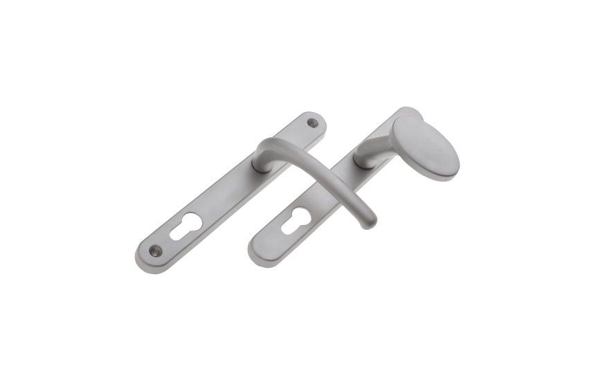 FAB & FIX Balmoral Sprung Lever/Moveable Pad Multipoint Door Handles 92mm PZ 211mm Fixings