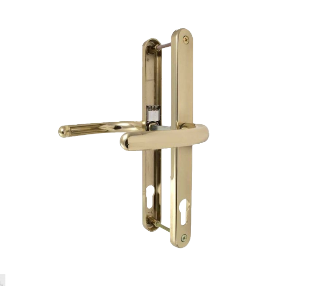FAB & FIX Blenheim Sprung Lever/Lever Multipoint Door Handles 92mm PZ 240mm Fixings