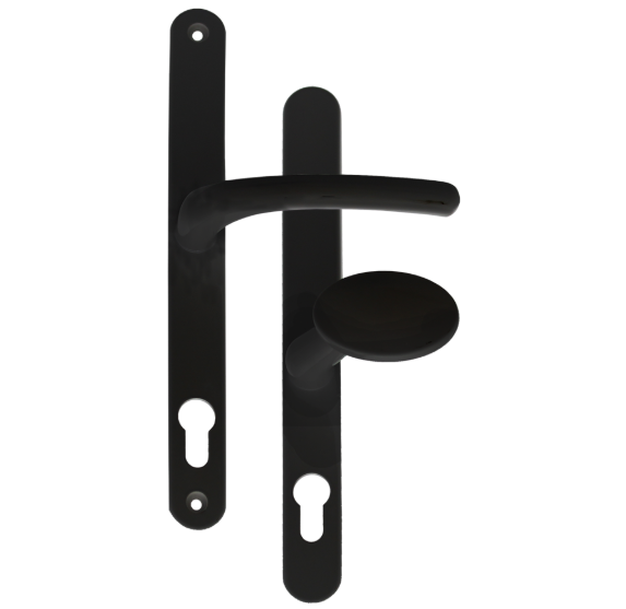 FAB & FIX Blenheim Unsprung Lever/Moveable Pad Multipoint Door Handles 92mm & 62mm PZ 240mm Fixings