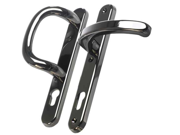 FAB & FIX Kensington Unsprung Lever/Pull Multipoint Door Handles 92mm PZ 215mm Fixings
