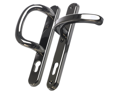 FAB & FIX Kensington Unsprung Lever/Pull Multipoint Door Handles 92mm PZ 215mm Fixings