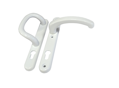 FAB & FIX Kensington Unsprung Lever/Pull Multipoint Door Handles 92mm PZ 215mm Fixings