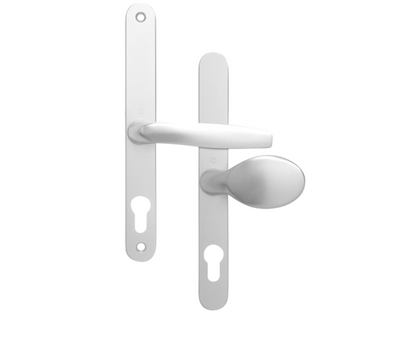 FULLEX Unsprung Lever/Moveable Pad Multipoint Door Handles 68mm PZ 215mm Fixings No Snib