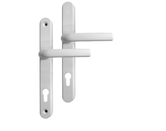 GREENTEQ Alpha Sprung Lever/Lever Multipoint Door Handles 92mm PZ 250mm Backplate 215mm Fixings