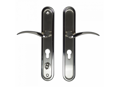 HOOPLY 2018T Sprung Lever/Lever Multipoint Door Handles 68mm PZ 232mm Fixings With Snib