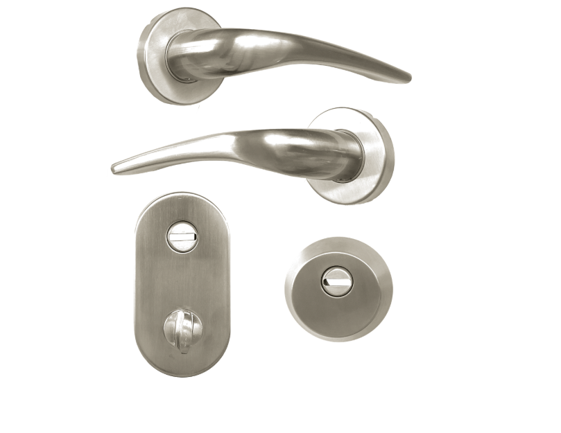 HOOPLY FT09 Sprung Lever/Lever Multipoint Door Handles With Snib