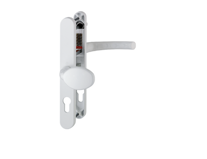 HOPPE 76G/3633N/3623N/1710 Sprung Lever/Moveable Pad Multipoint Door Handles 92mm & 62mm PZ 215mm Fixings