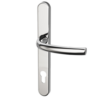 HOPPE Arrone Suited AR7550/3492 Sprung Lever/Lever Multipoint Door Handles 92mm PZ 240mm Backplate 215mm Fixings