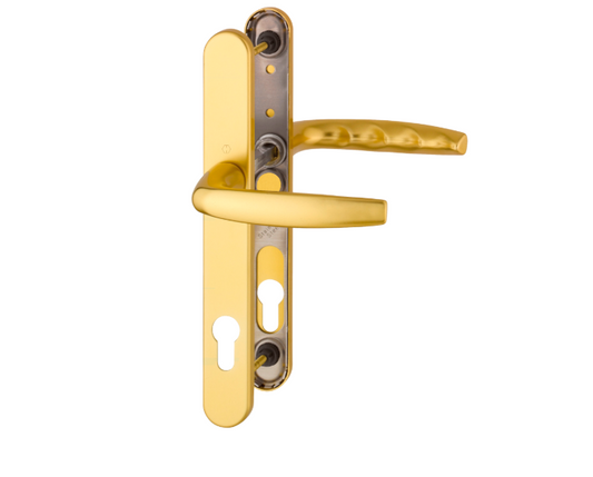 HOPPE Atlanta 1530/3346 Unsprung Lever/Moveable Pad Multipoint Door Handles 92mm PZ 200mm Fixings