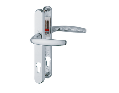 HOPPE Atlanta 1530/3830N Sprung Lever/Lever Multipoint Door Handles 92mm PZ 215mm Fixings